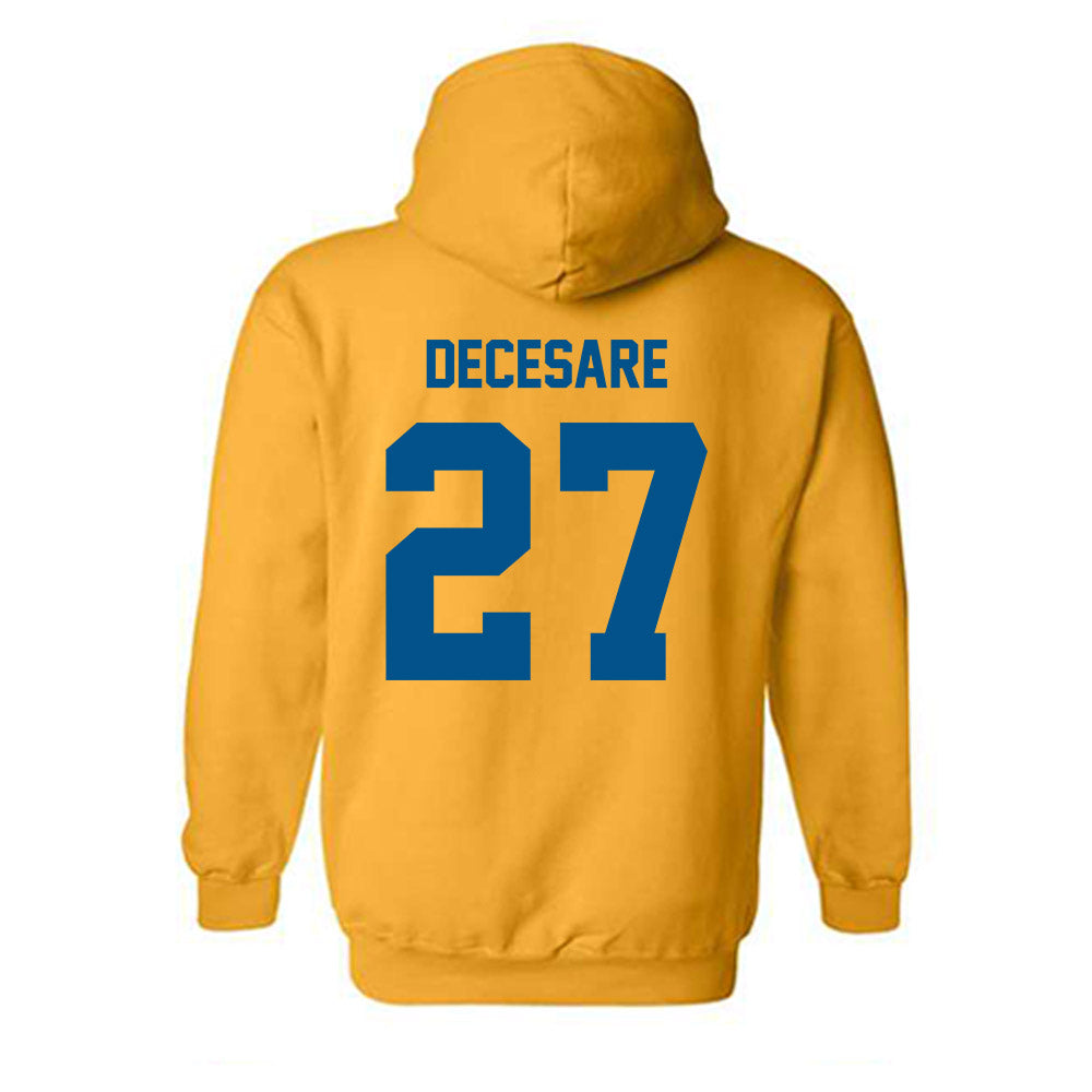 Delaware - NCAA Baseball : Anthony DeCesare - Classic Fashion Shersey Hooded Sweatshirt-1