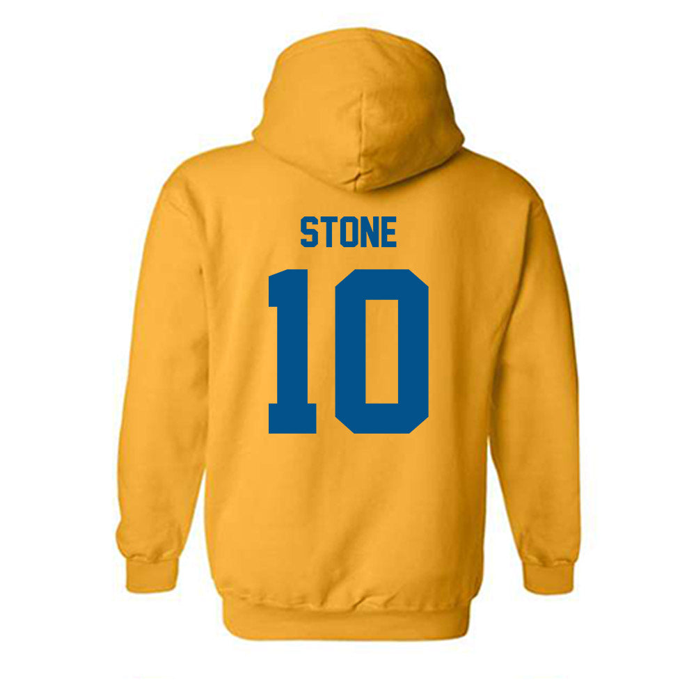 Delaware - NCAA Women's Basketball : Elle Stone - Classic Fashion Shersey Hooded Sweatshirt-1