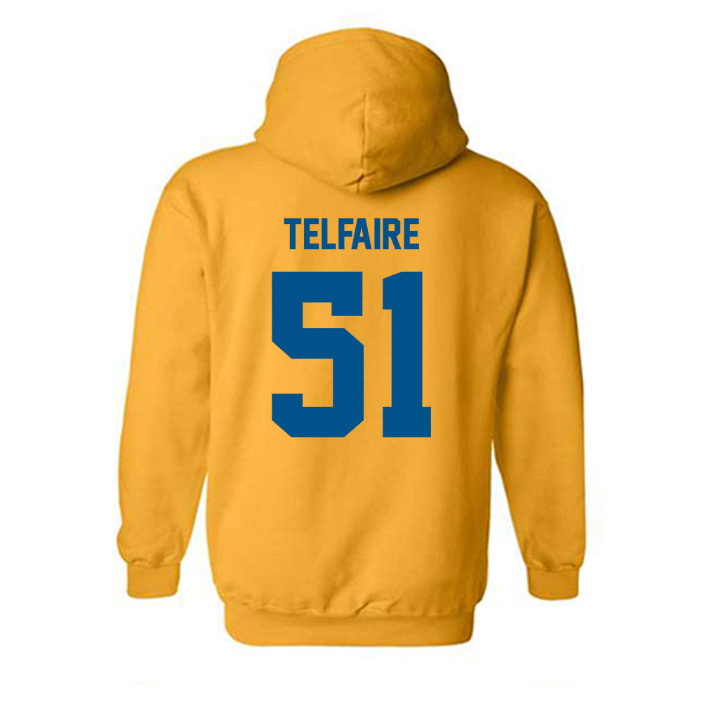 Delaware - NCAA Football : Chandler Telfaire - Classic Fashion Shersey Hooded Sweatshirt-1