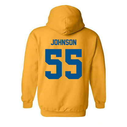 Delaware - NCAA Women's Basketball : Gianna Johnson - Classic Fashion Shersey Hooded Sweatshirt