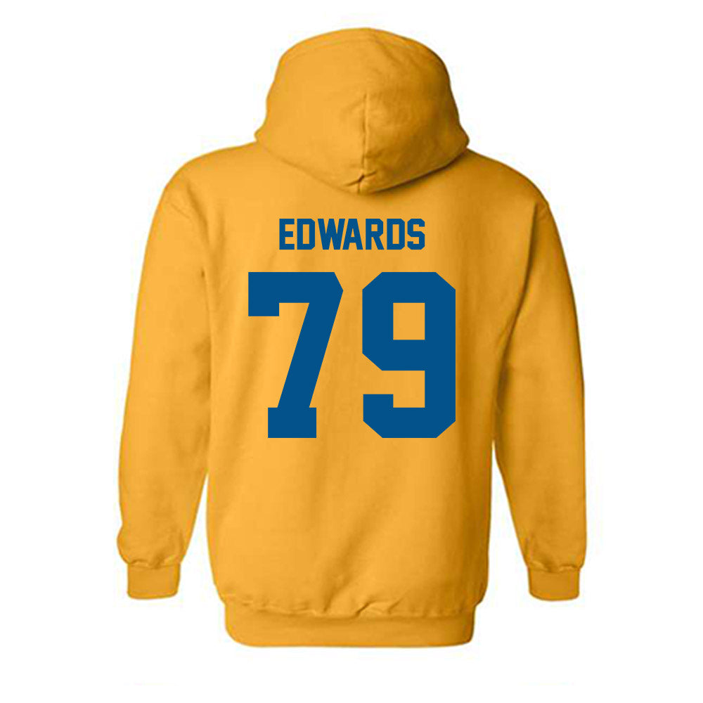 Delaware - NCAA Football : Jaiden Edwards - Classic Fashion Shersey Hooded Sweatshirt-1