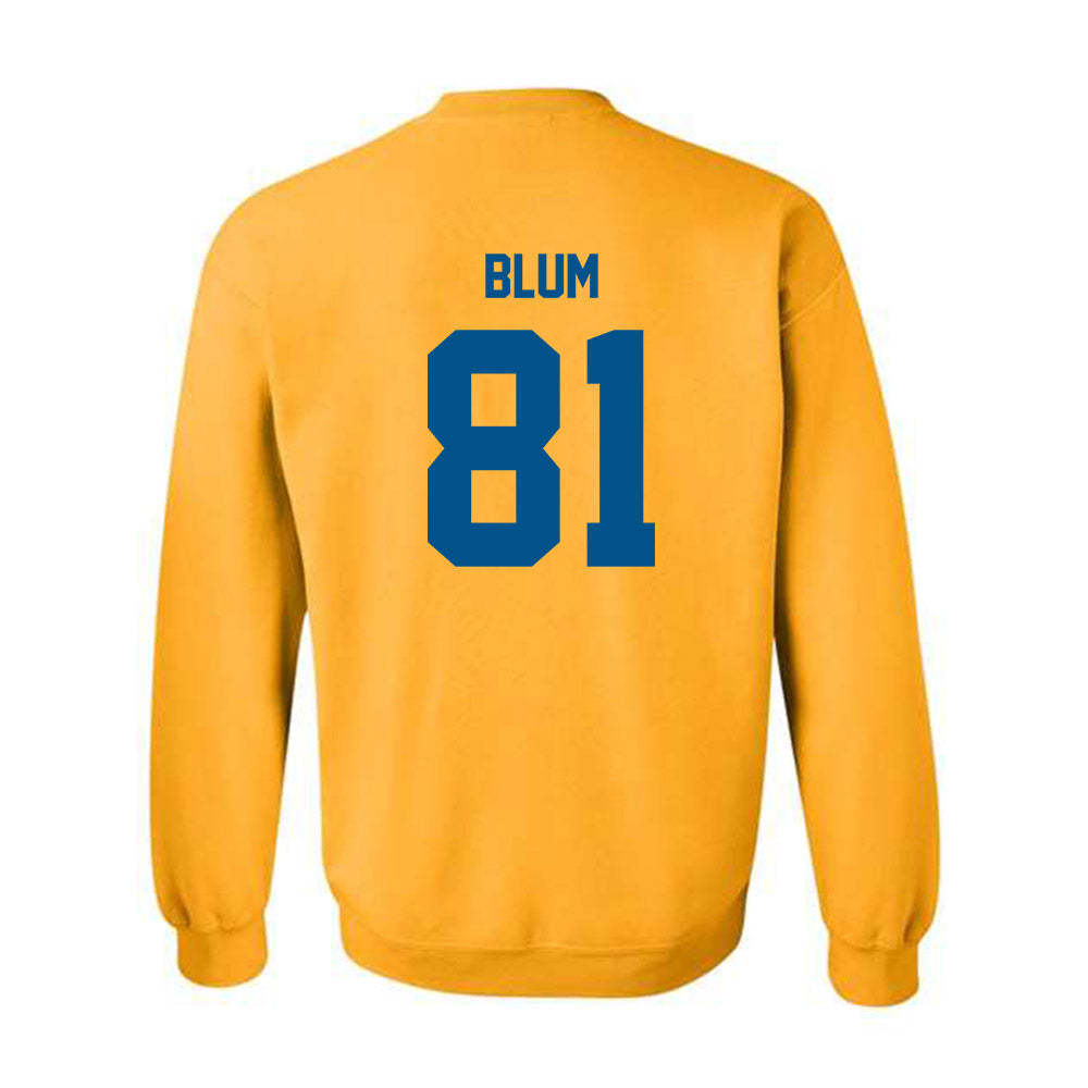 Delaware - NCAA Football : Jake Blum - Classic Fashion Shersey Crewneck Sweatshirt-1