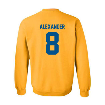 Delaware - NCAA Football : Jaquise Alexander - Classic Fashion Shersey Crewneck Sweatshirt-1