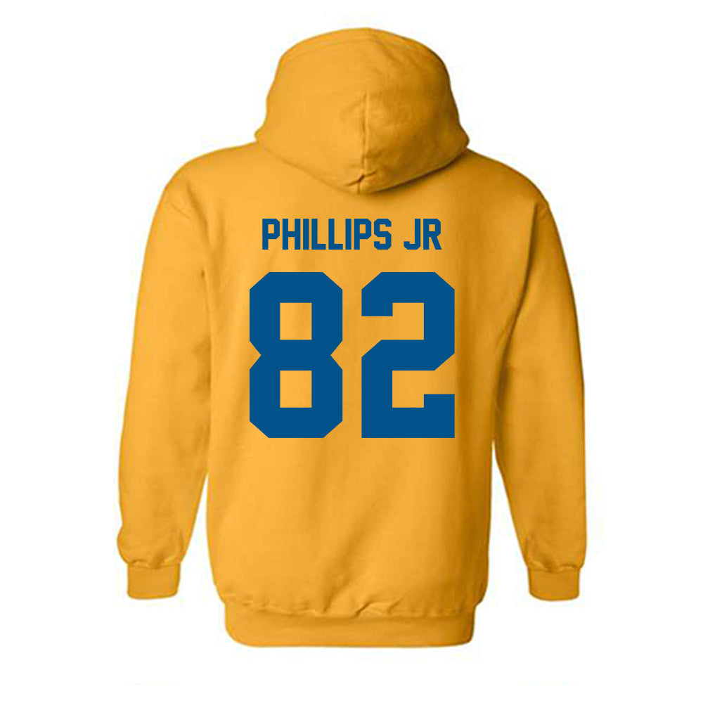 Delaware - NCAA Football : Derrick Phillips Jr - Classic Fashion Shersey Hooded Sweatshirt-1