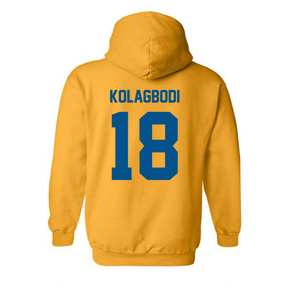 Delaware - NCAA Football : Jamarion Kolagbodi - Classic Fashion Shersey Hooded Sweatshirt-1