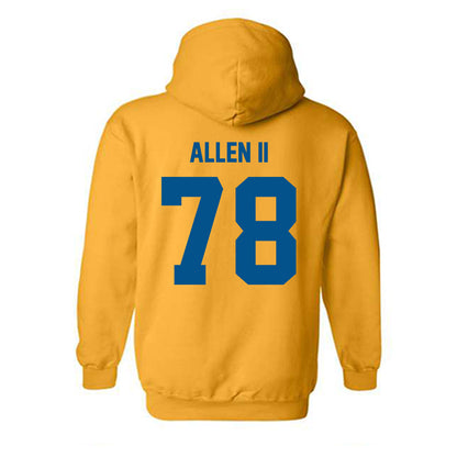 Delaware - NCAA Football : Bentley Allen II - Classic Fashion Shersey Hooded Sweatshirt-1