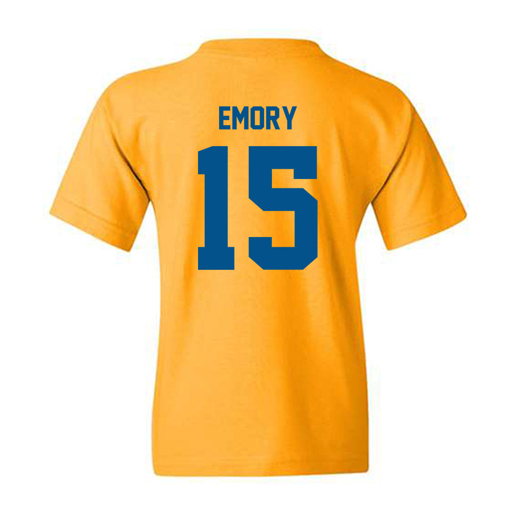 Delaware - NCAA Men's Basketball : Houston Emory - Classic Fashion Shersey Youth T-Shirt-1