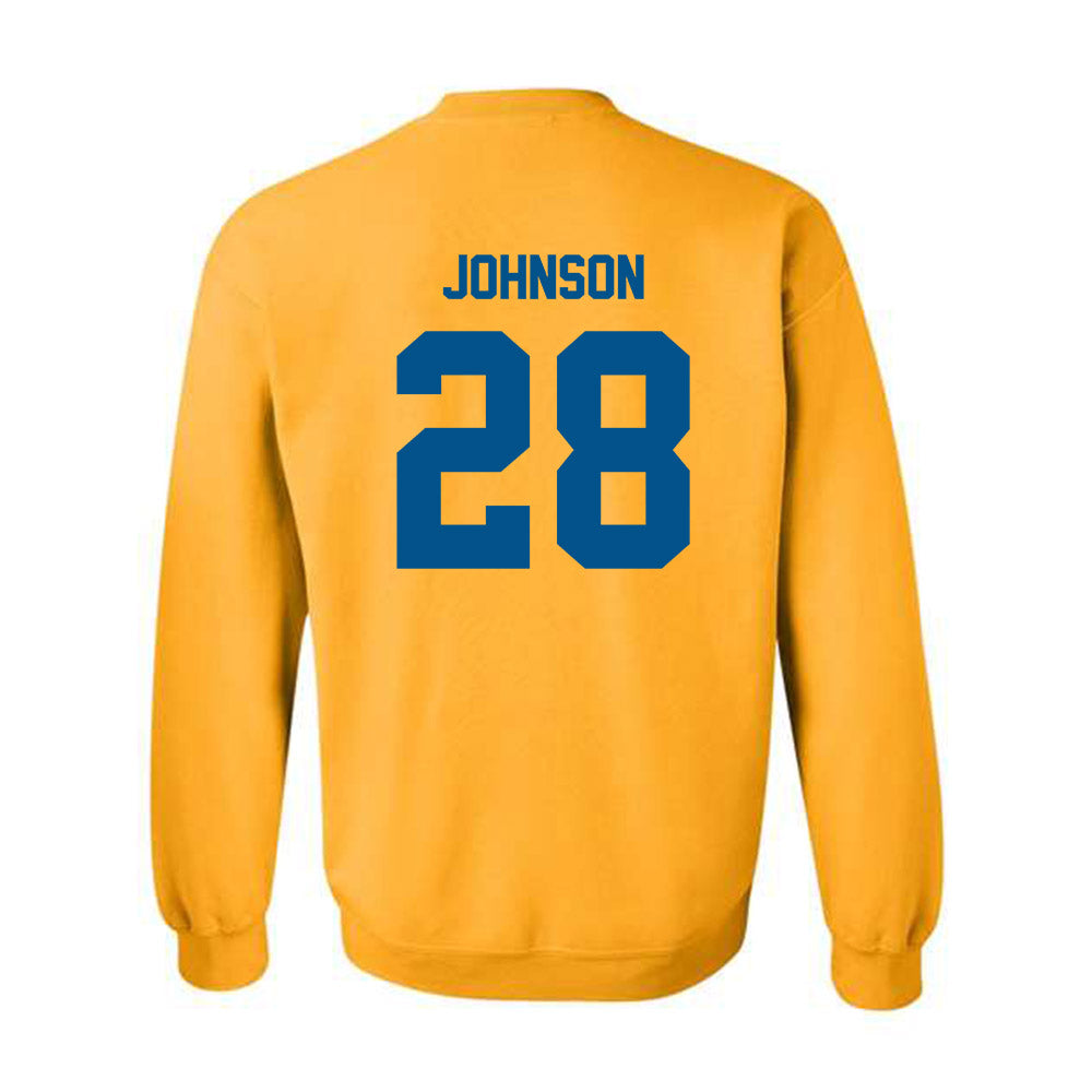Delaware - NCAA Men's Soccer : Mikey Johnson - Classic Fashion Shersey Crewneck Sweatshirt-1