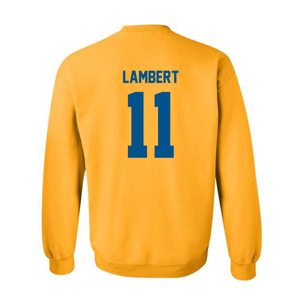 Delaware - NCAA Baseball : Luke Lambert - Classic Fashion Shersey Crewneck Sweatshirt-1