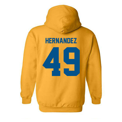 Delaware - NCAA Football : Yamdry Hernandez - Classic Fashion Shersey Hooded Sweatshirt-1