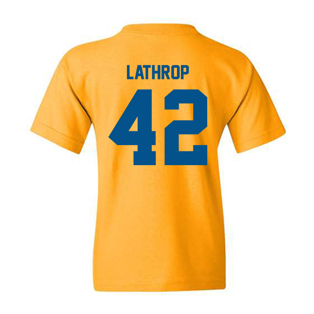 Delaware - NCAA Men's Lacrosse : Keegan Lathrop - Classic Fashion Shersey Youth T-Shirt-1