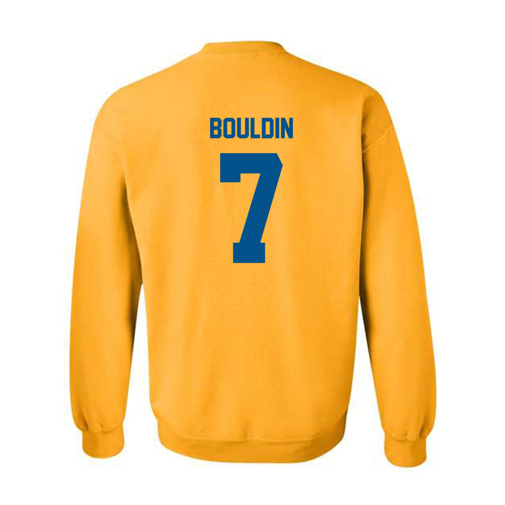 Delaware - NCAA Baseball : Evan Bouldin - Classic Fashion Shersey Crewneck Sweatshirt-1
