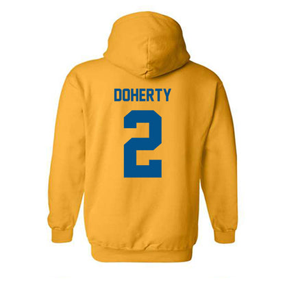 Delaware - NCAA Baseball : Connor Doherty - Classic Fashion Shersey Hooded Sweatshirt-1