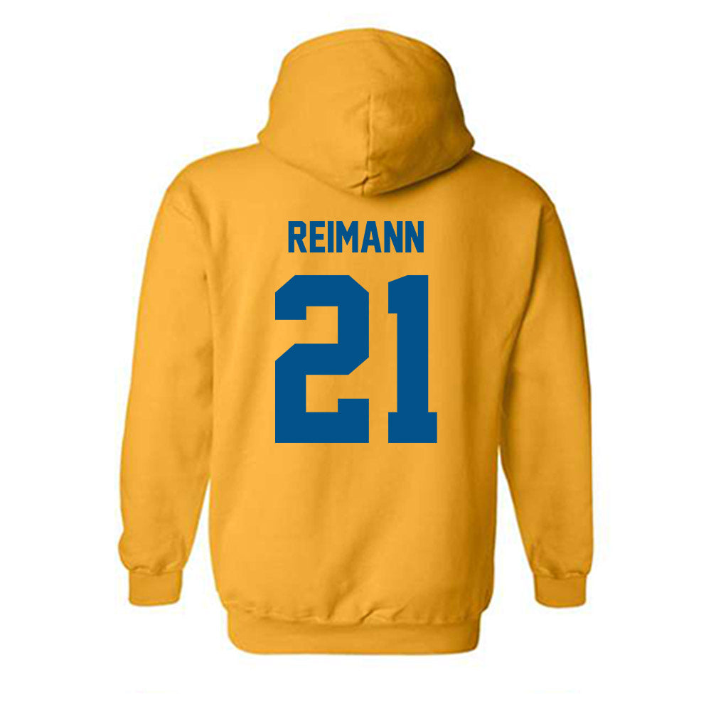 Delaware - NCAA Women's Soccer : Reese Reimann - Classic Fashion Shersey Hooded Sweatshirt-3