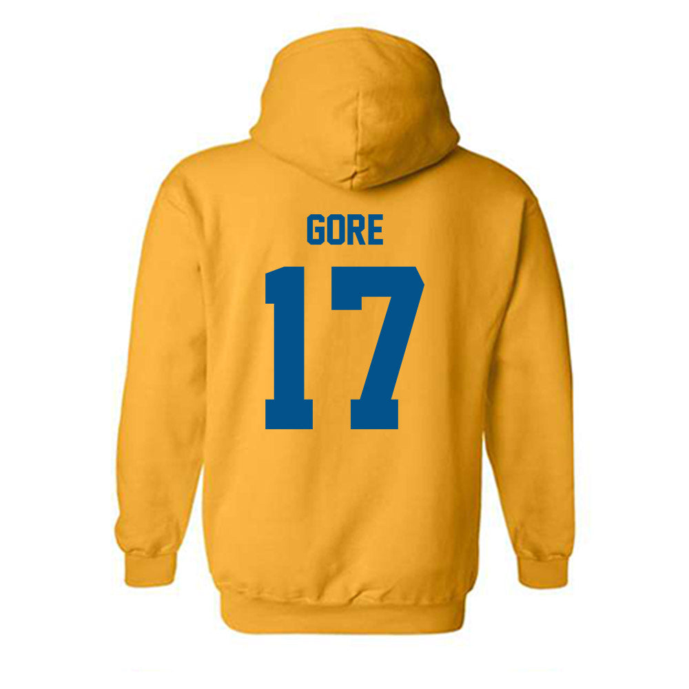 Delaware - NCAA Women's Lacrosse : Morgan Gore - Classic Fashion Shersey Hooded Sweatshirt-1