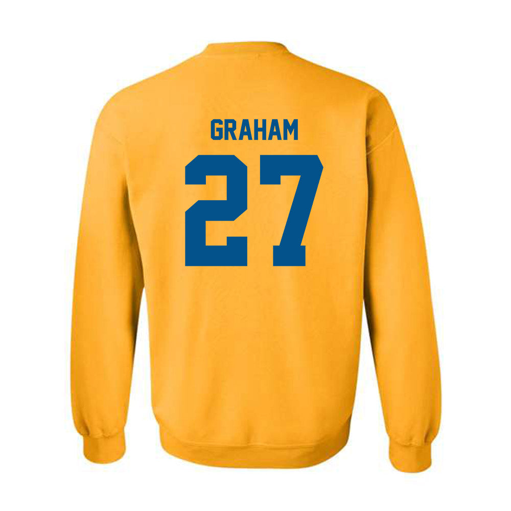 Delaware - NCAA Football : AJ Graham - Classic Fashion Shersey Crewneck Sweatshirt-1