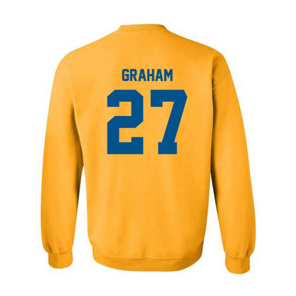 Delaware - NCAA Football : AJ Graham - Classic Fashion Shersey Crewneck Sweatshirt-1