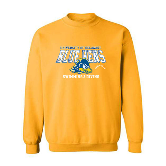 Delaware - NCAA Women's Swimming & Diving : Sophie Fredericks - Classic Fashion Shersey Crewneck Sweatshirt-0