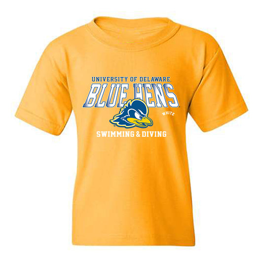 Delaware - NCAA Men's Swimming & Diving : Ken White - Classic Fashion Shersey Youth T-Shirt-0
