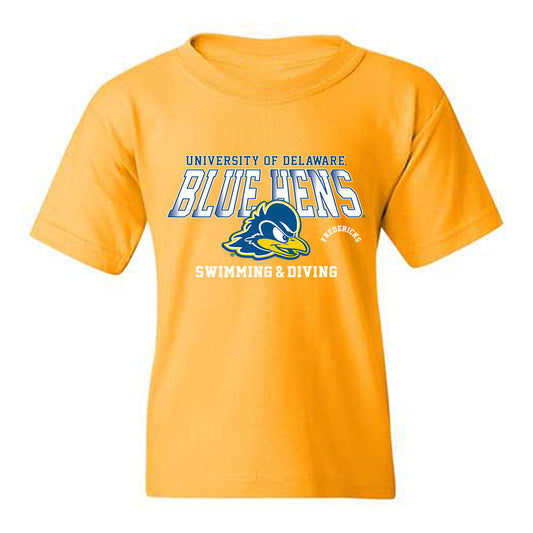 Delaware - NCAA Women's Swimming & Diving : Sophie Fredericks - Classic Fashion Shersey Youth T-Shirt-0