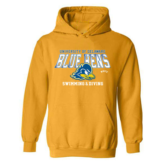 Delaware - NCAA Men's Swimming & Diving : Ken White - Classic Fashion Shersey Hooded Sweatshirt-0