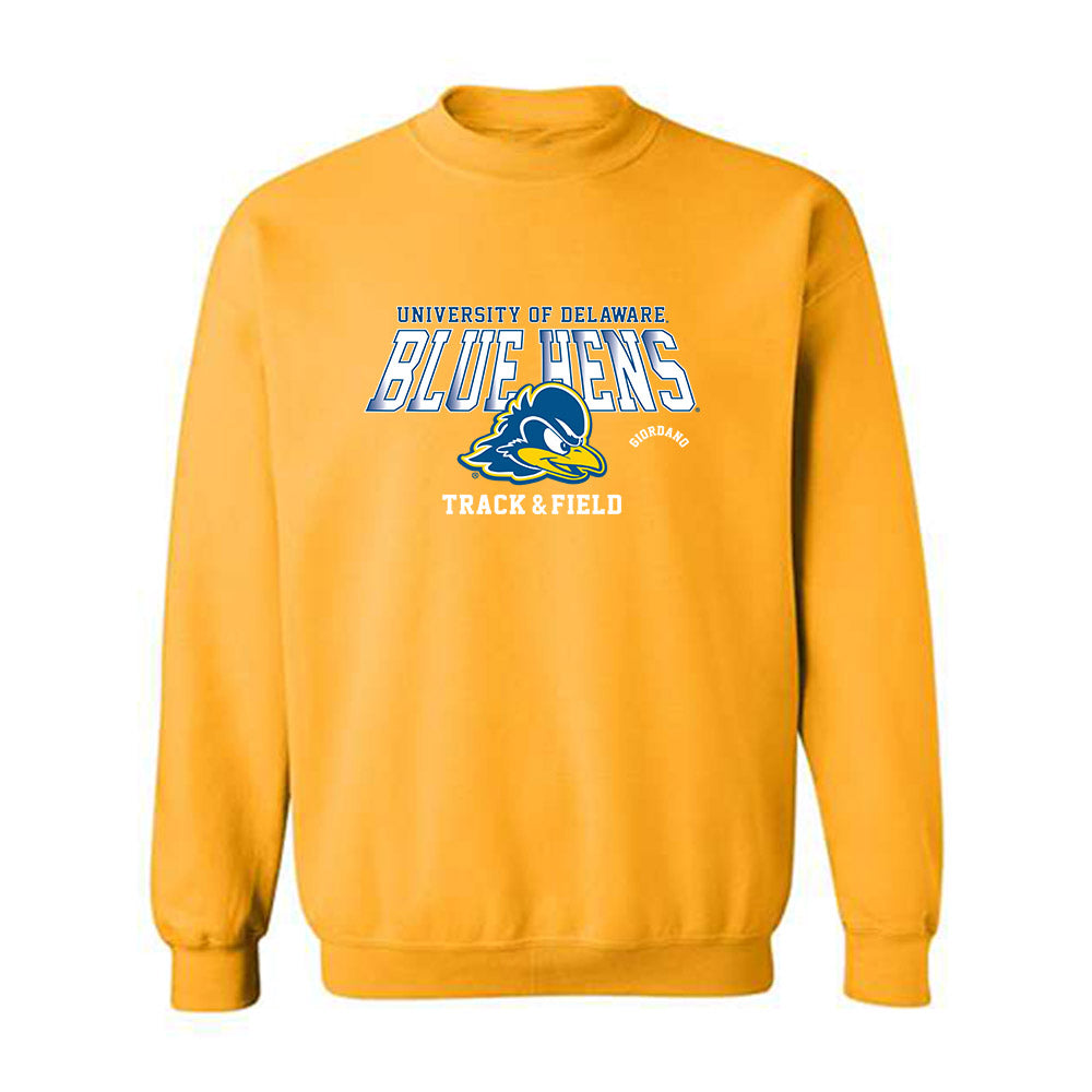 Delaware - NCAA Women's Track & Field : Maya Giordano - Classic Fashion Shersey Crewneck Sweatshirt-0