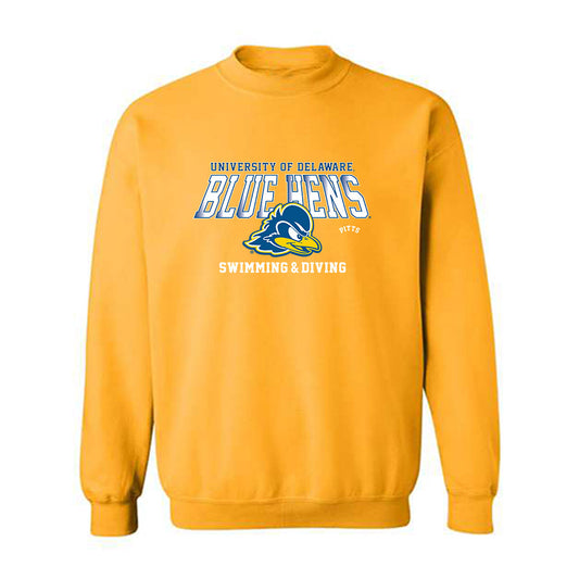 Delaware - NCAA Men's Swimming & Diving : Emanuel Pitts - Classic Fashion Shersey Crewneck Sweatshirt-0