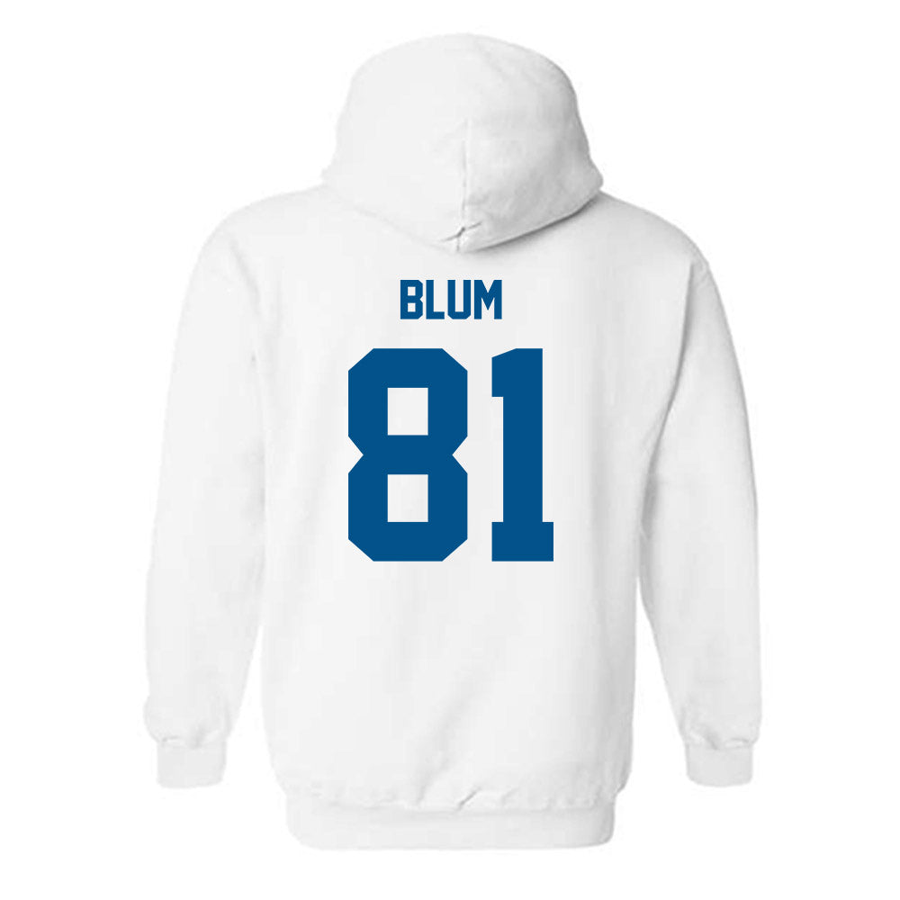 Delaware - NCAA Football : Jake Blum - Classic Fashion Shersey Hooded Sweatshirt-1