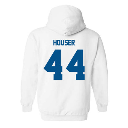 Delaware - NCAA Men's Basketball : Tyler Houser - Classic Fashion Shersey Hooded Sweatshirt
