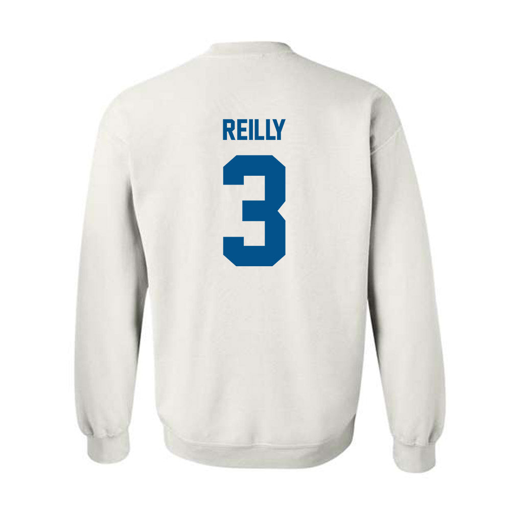 Delaware - NCAA Men's Basketball : Cavan Reilly - Classic Fashion Shersey Crewneck Sweatshirt-1