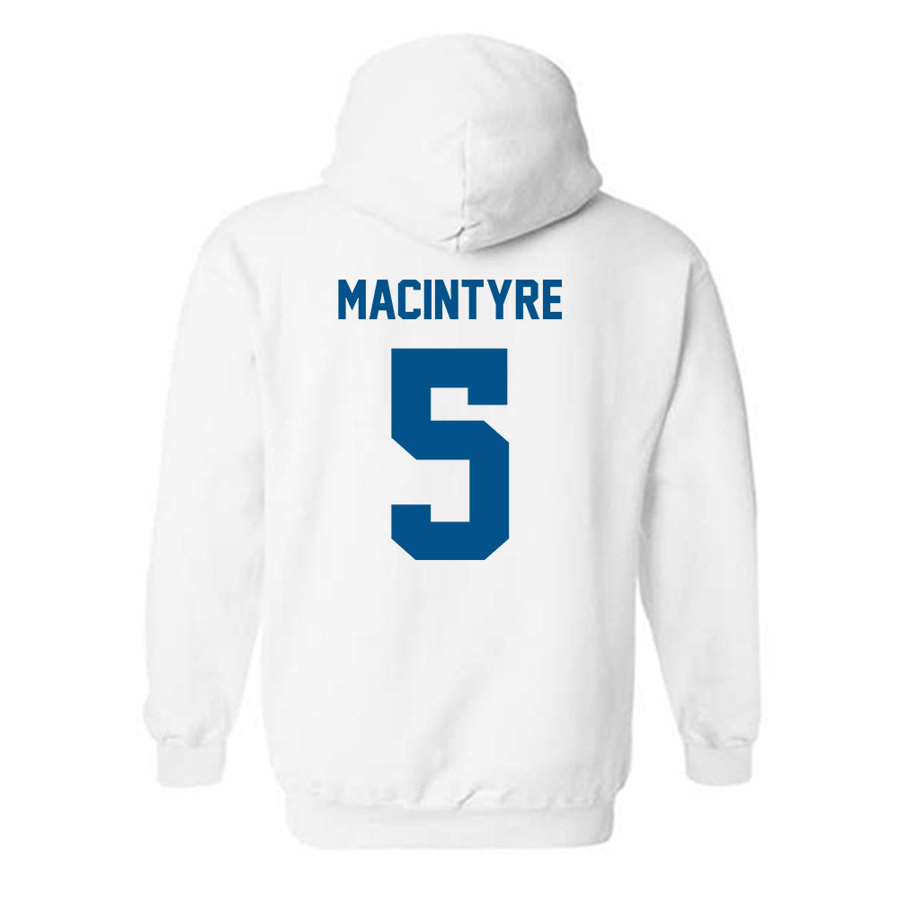 Delaware - NCAA Ice Hockey : Emma MacIntyre - Classic Fashion Shersey Hooded Sweatshirt-1