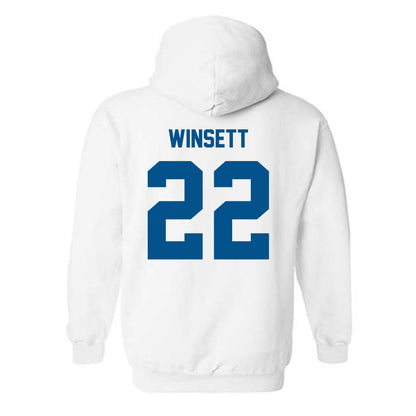 Delaware - NCAA Baseball : Sam Winsett - Classic Fashion Shersey Hooded Sweatshirt-1
