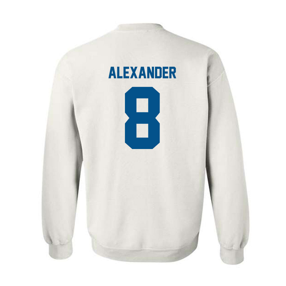 Delaware - NCAA Football : Jaquise Alexander - Classic Fashion Shersey Crewneck Sweatshirt-1