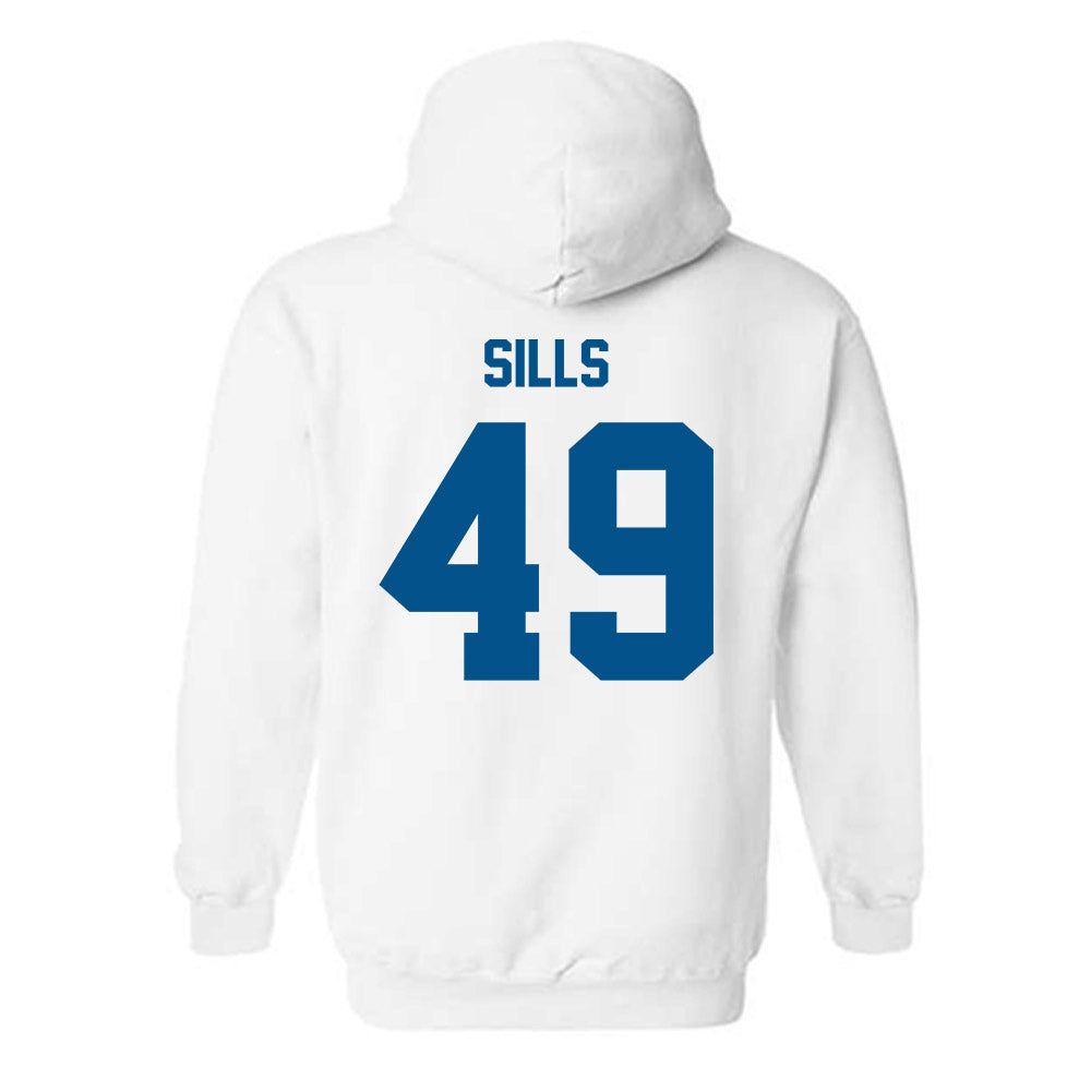 Delaware - NCAA Football : Maddox Sills - Classic Fashion Shersey Hooded Sweatshirt-1
