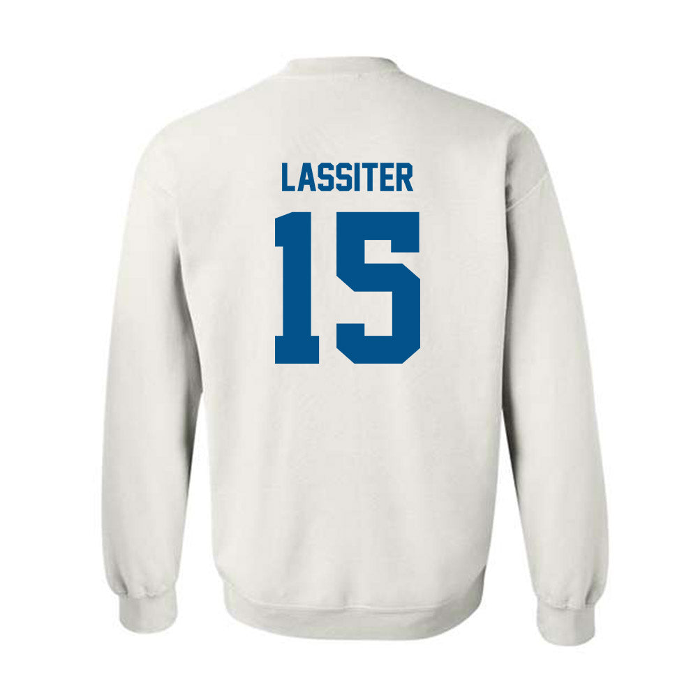 Delaware - NCAA Football : Gevaris Lassiter - Classic Fashion Shersey Crewneck Sweatshirt-1
