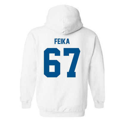 Delaware - NCAA Football : Mustafa Feika - Classic Fashion Shersey Hooded Sweatshirt-1