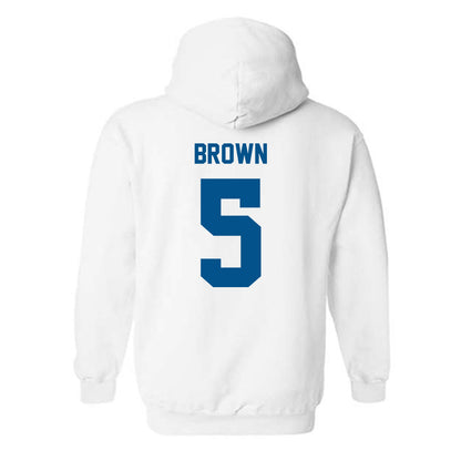 Delaware - NCAA Women's Volleyball : Avery Brown - Classic Fashion Shersey Hooded Sweatshirt-1