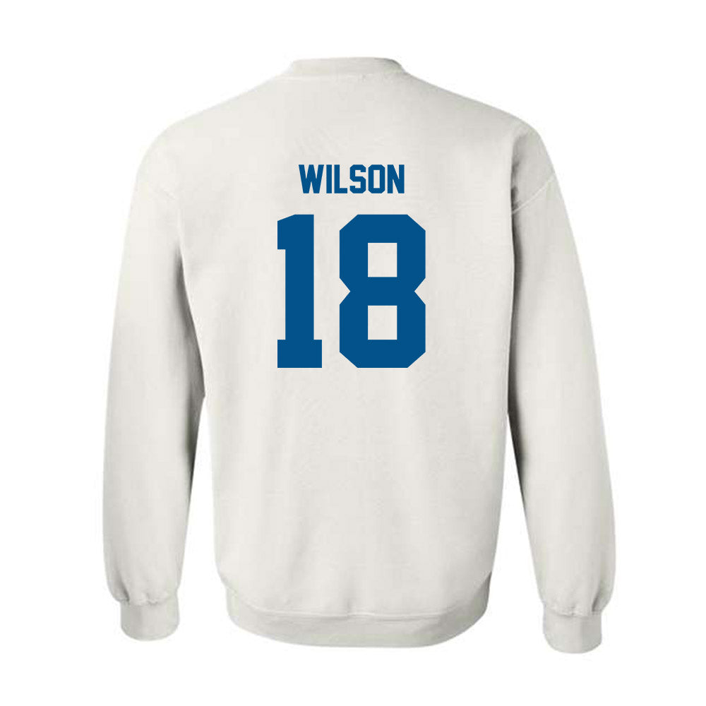 Delaware - NCAA Football : Sean Wilson - Classic Fashion Shersey Crewneck Sweatshirt-1