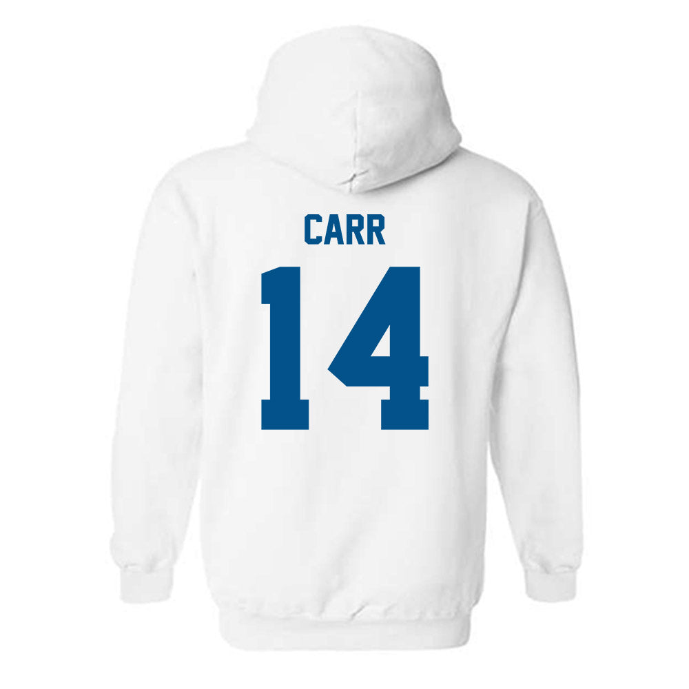 Delaware - NCAA Baseball : Harry Carr - Classic Fashion Shersey Hooded Sweatshirt-1