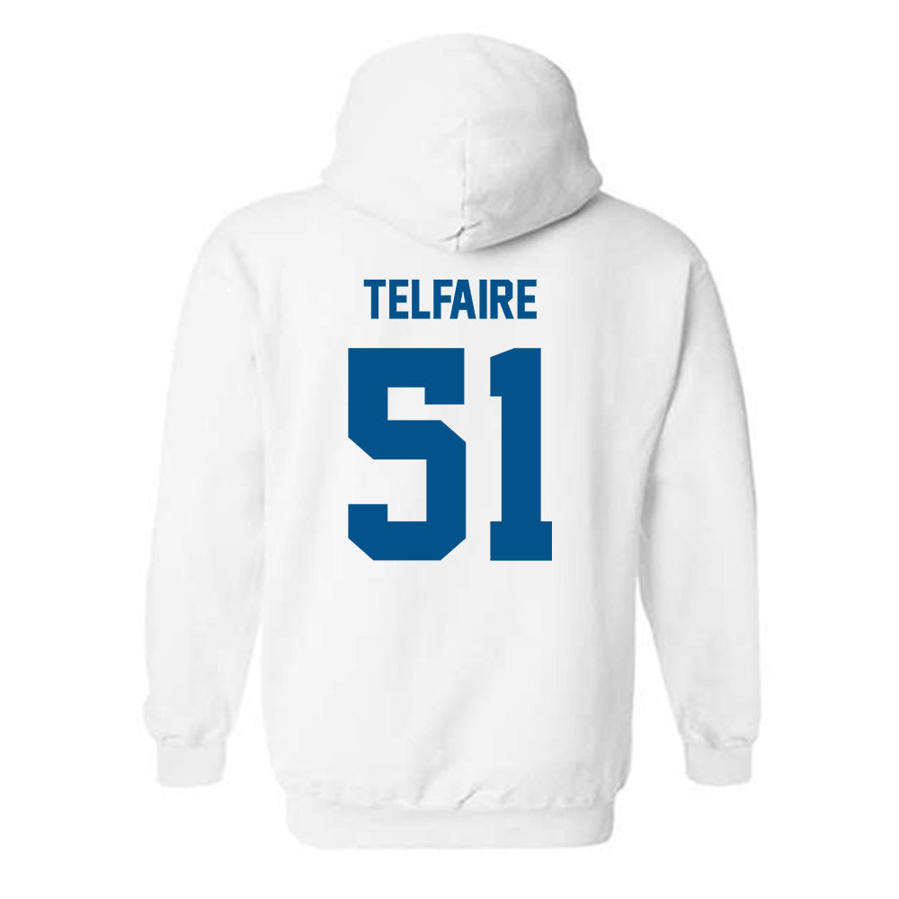 Delaware - NCAA Football : Chandler Telfaire - Classic Fashion Shersey Hooded Sweatshirt-1