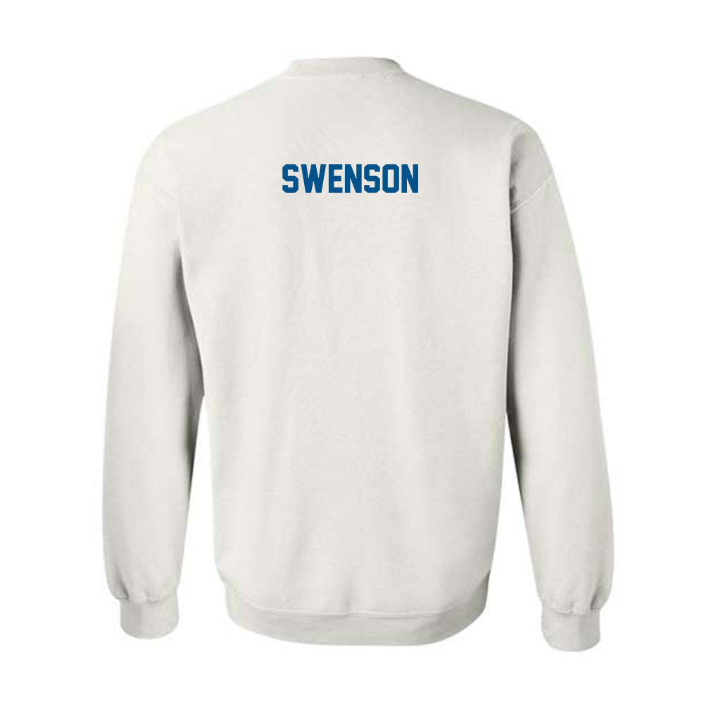 Delaware - NCAA Men's Swimming & Diving : Broder Swenson - Classic Fashion Shersey Crewneck Sweatshirt-1