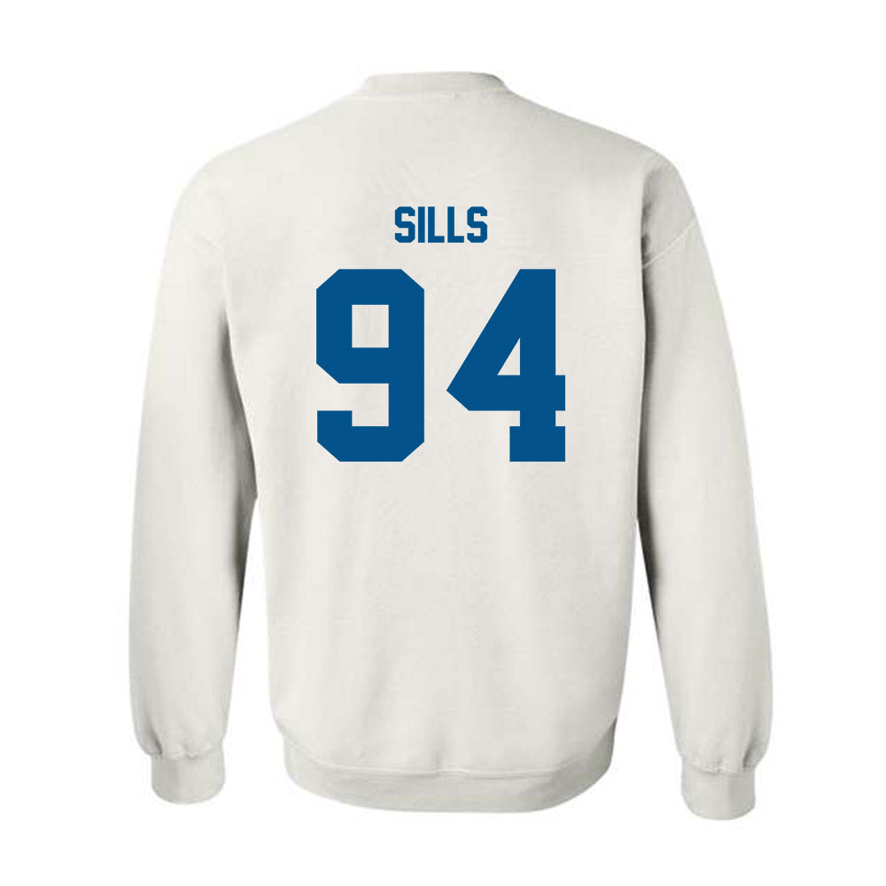 Delaware - NCAA Football : Maddox Sills - Classic Fashion Shersey Crewneck Sweatshirt-1