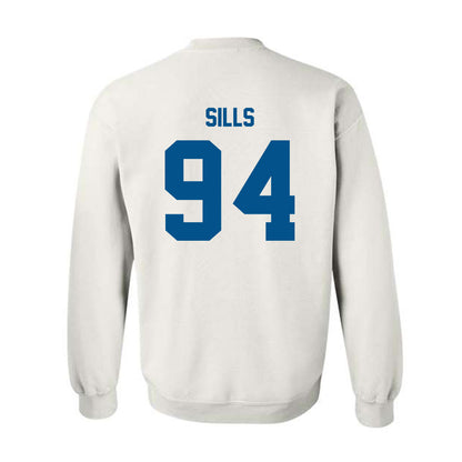 Delaware - NCAA Football : Maddox Sills - Classic Fashion Shersey Crewneck Sweatshirt-1