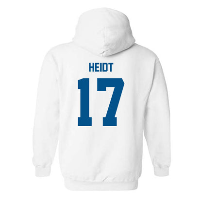 Delaware - NCAA Ice Hockey : Suvina Heidt - Classic Fashion Shersey Hooded Sweatshirt-1