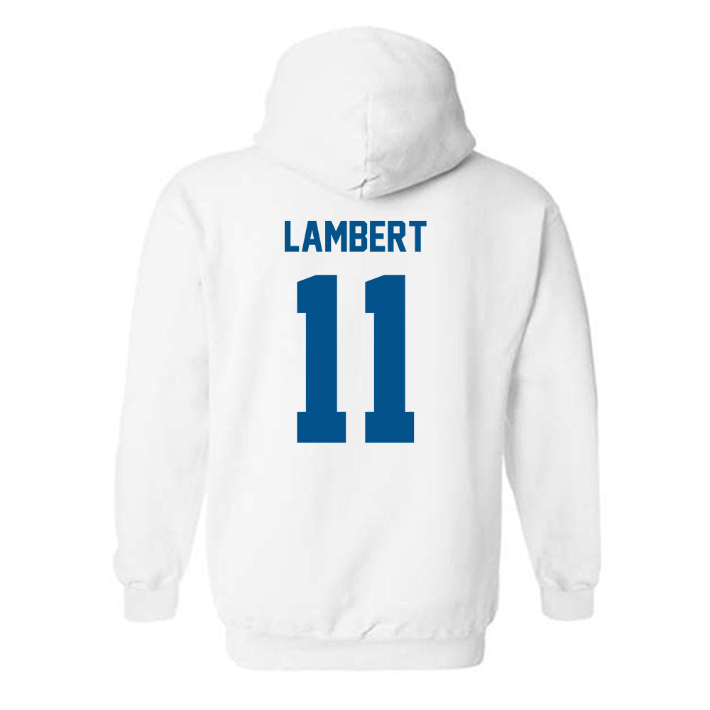 Delaware - NCAA Baseball : Luke Lambert - Classic Fashion Shersey Hooded Sweatshirt-1