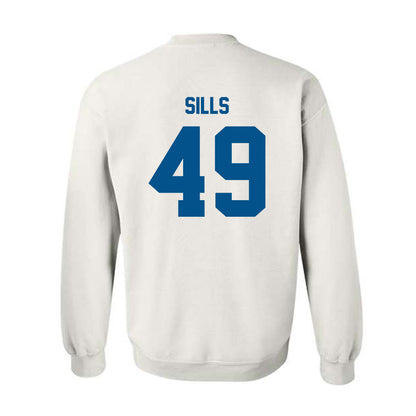 Delaware - NCAA Football : Maddox Sills - Classic Fashion Shersey Crewneck Sweatshirt-1