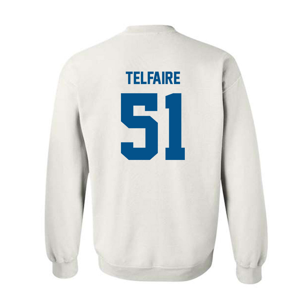 Delaware - NCAA Football : Chandler Telfaire - Classic Fashion Shersey Crewneck Sweatshirt-1