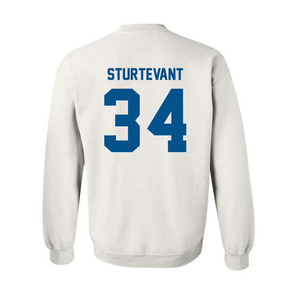 Delaware - NCAA Women's Lacrosse : Riley Sturtevant - Classic Fashion Shersey Crewneck Sweatshirt-1