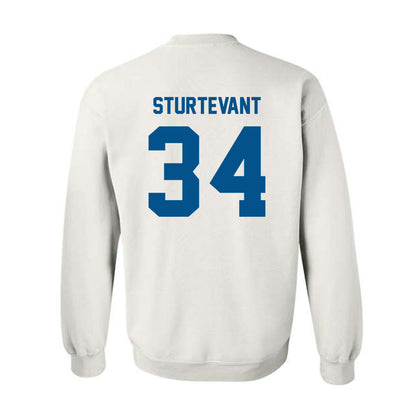 Delaware - NCAA Women's Lacrosse : Riley Sturtevant - Classic Fashion Shersey Crewneck Sweatshirt-1