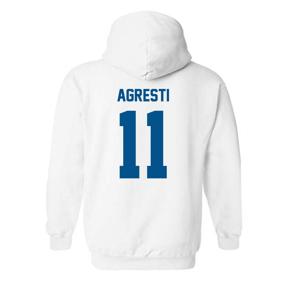 Delaware - NCAA Women's Soccer : Ava Agresti - Classic Fashion Shersey Hooded Sweatshirt-1